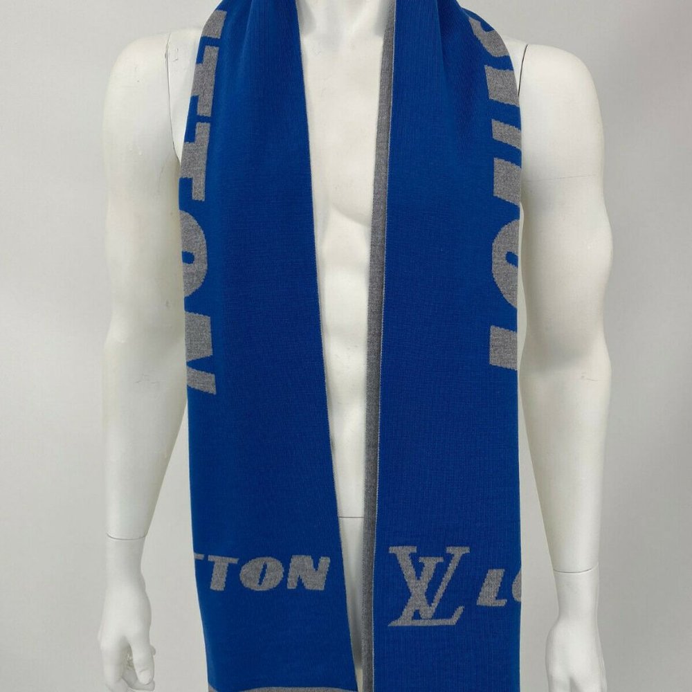New Authentic Louis Vuitton 100% Wool LV Forward Scarf M73418 - Picture 9 of 12